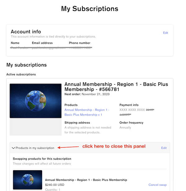 Subscriptions